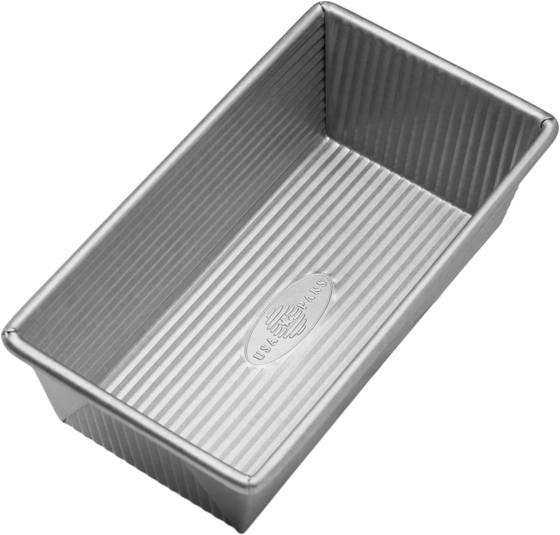 USA Pan Nonstick Standard Bread Loaf Pan, 1 Pound, Aluminized Steel