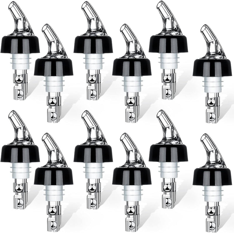 Automatic Measured Bottle Pourer - Quick Shot Spirit Measure Pourer Drinks Wine Cocktail Dispenser Home Bar Tools - 1oz/30ml (4 pack)