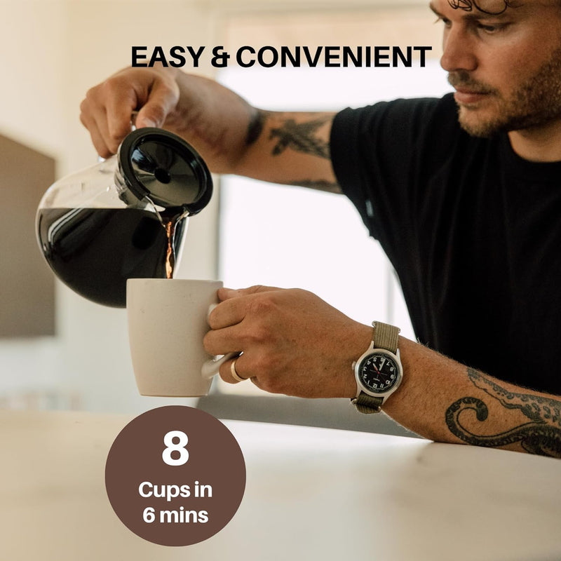 Simply Good Coffee - Olson Coffee Brewer, 8 Cup Coffee Brewer, Perfect Coffee Every time