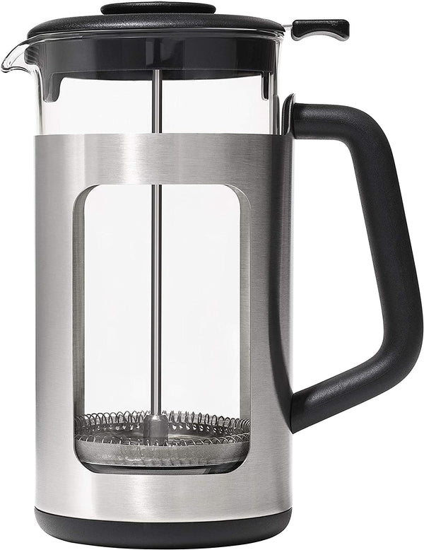 OXO Brew Stainless Steel French Press Coffee Maker – 32oz