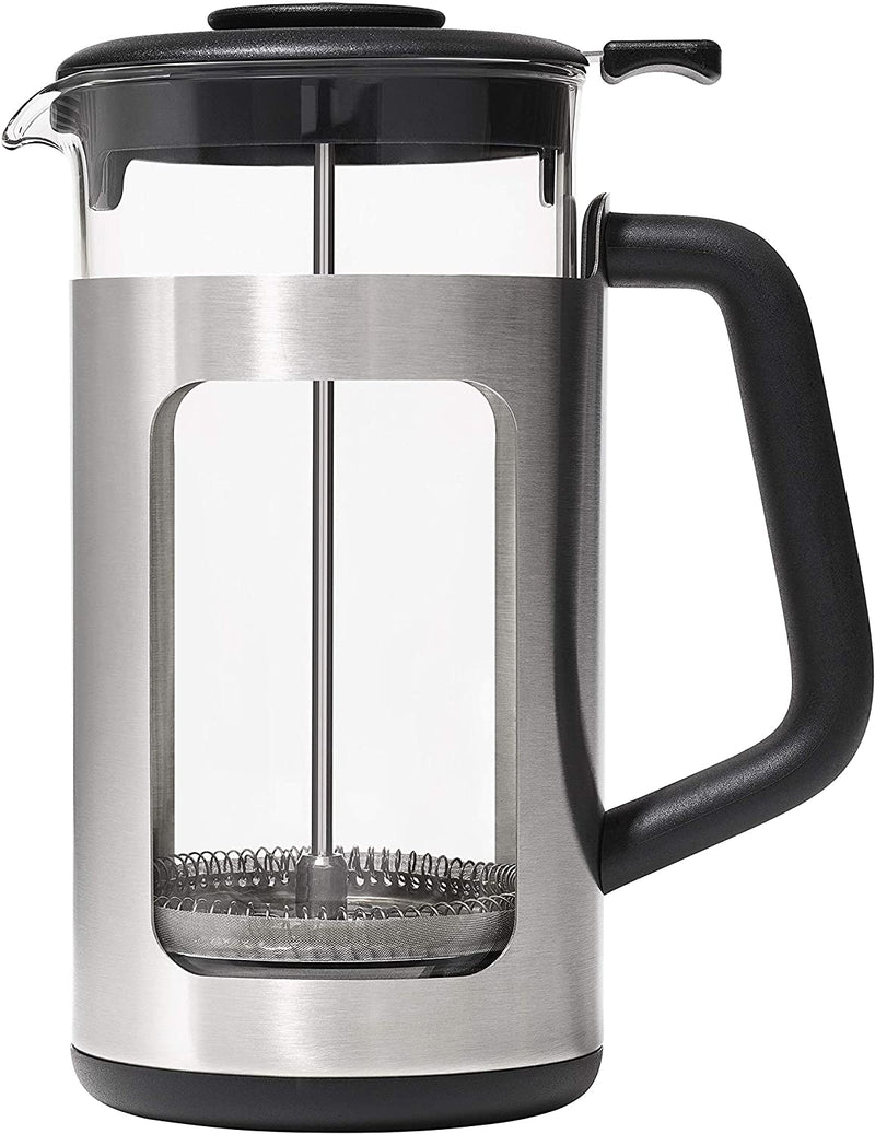 OXO Brew Stainless Steel French Press Coffee Maker – 32oz