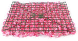 10Pcs 16"X 24" Artificial Flower Wall Panels,Flower Wall Mat Silk Flower Panels for Outdoor Garden Backyard Fence Fence Privacy Screen and Indoor Wall Decor (10Pcs Pink)