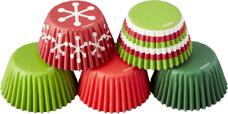 Mini Baking Cups-Holiday 150/Pkg