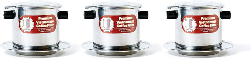 Thang Long Vietnamese Coffee Filter Set. Also known as a Vietnamese Coffee Maker or Press 8oz. Gravity Insert. Multiple Sizes and Quantities Available