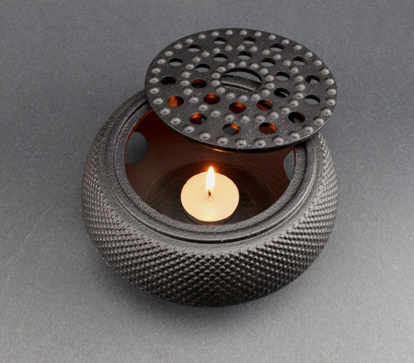 Black Hobnail Small Dot Japanese Cast Iron Tetsubin Teapot Warmer (F15364)~ We Pay Your Sales Tax