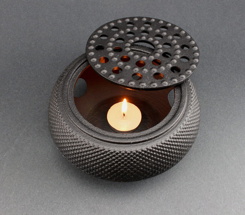 Black Hobnail Small Dot Japanese Cast Iron Tetsubin Teapot Warmer (F15364)~ We Pay Your Sales Tax