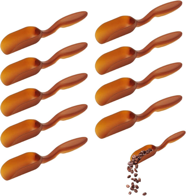 10 Pcs Loose Tea Scoops Teaspoons Plastic Spice Scoops for Loose Tea Leaves Coffee Beans Spices