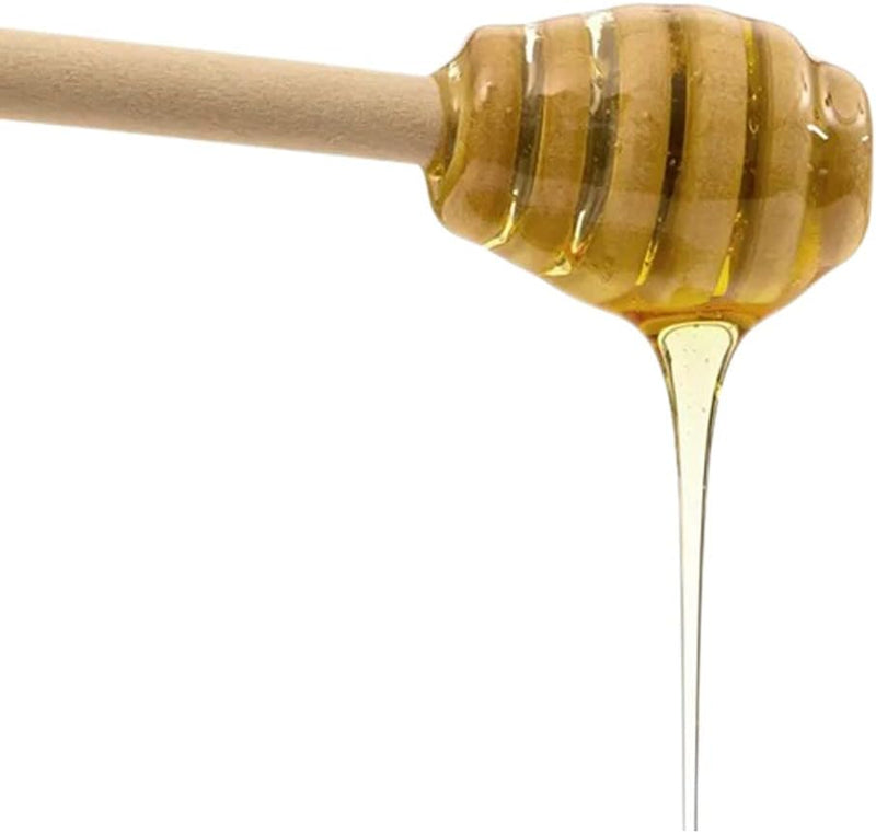 Birdielux Honey Dipper Stick Wooden Honey Mixing Stirrer Honey Spoon Honey Dispenser Cucharón de Miel Wedding Party Favor Gifts