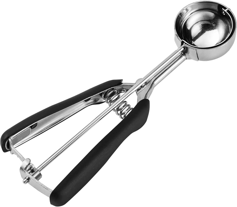 JUNADAEL J Mini Cookie Scoop, 2 Teaspoons/ 10 ml (1/3 oz) Cookie Dough Scoop, Cookie Scoop for Baking, Comfortable Grip, Non-Slip