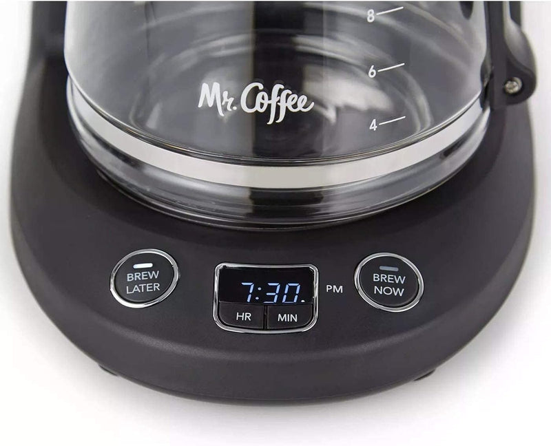 Mr. Coffee Brew Now or Later Coffee Maker, 12- Cup, Black