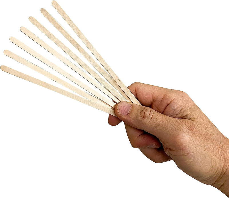 KingSeal Natural Birch Wood Coffee Beverage Stirrers, Stir Sticks, Waxing Sticks, 7.5 Inches, Round End - 2 Packs of 500 (1000 Count)