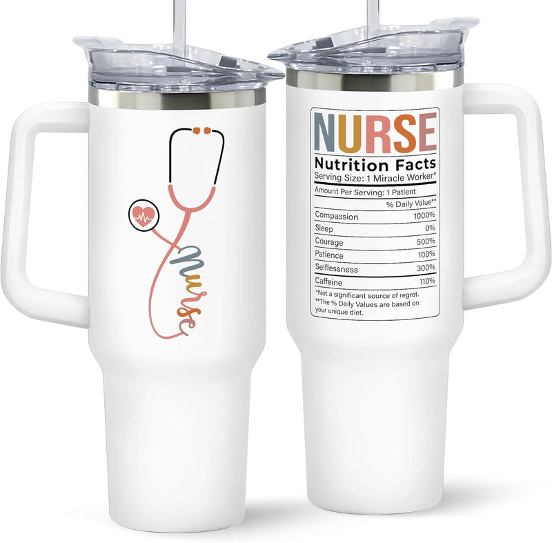 Nurse Gifts for Women - Nurse Christmas Gifts, Gifts for Nurses, Nurse Appreciation Gifts - Nursing Gifts, Nurses Gifts, Nursing Graduation Gifts - RN Gifts for Nurses Women - 16 Oz Can Glass