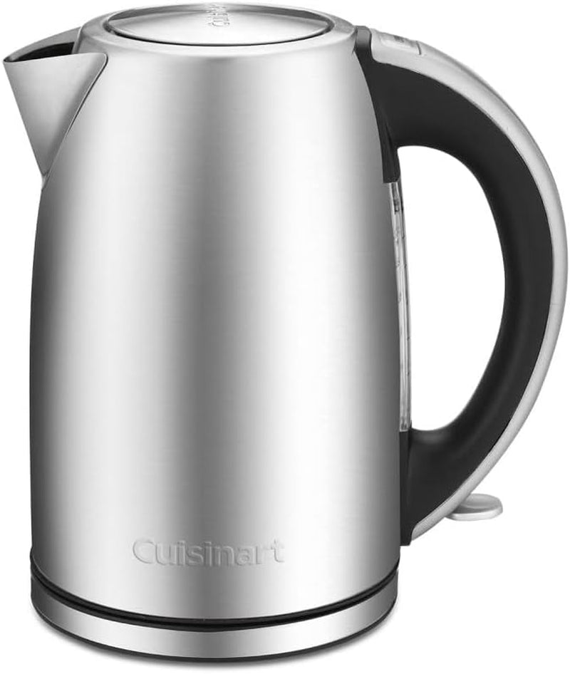 Cuisinart GK-1 Digital Goose Neck Kettle, Precision Gooseneck Spout Designed for Precise Pour Control that Holds 1-Liter, 1200-Watt Allows for Quick Heat Up, Stainless Steel,Black