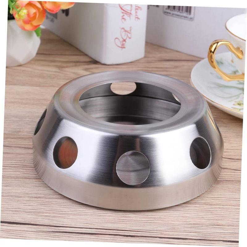 Cabilock Ceramic Heater Ceramic Decor Stainless Steel Tea Kettle Coffee Heater Teapot Warmer Base Candle Teapot Holder Teapot Heater Bottle Warmer Decorate Tea Light Glass Jug Cages