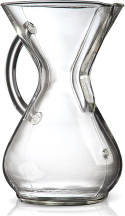 Chemex Pour-Over Glass Coffeemaker - Glass Handle Series - 6-Cup - Exclusive Packaging