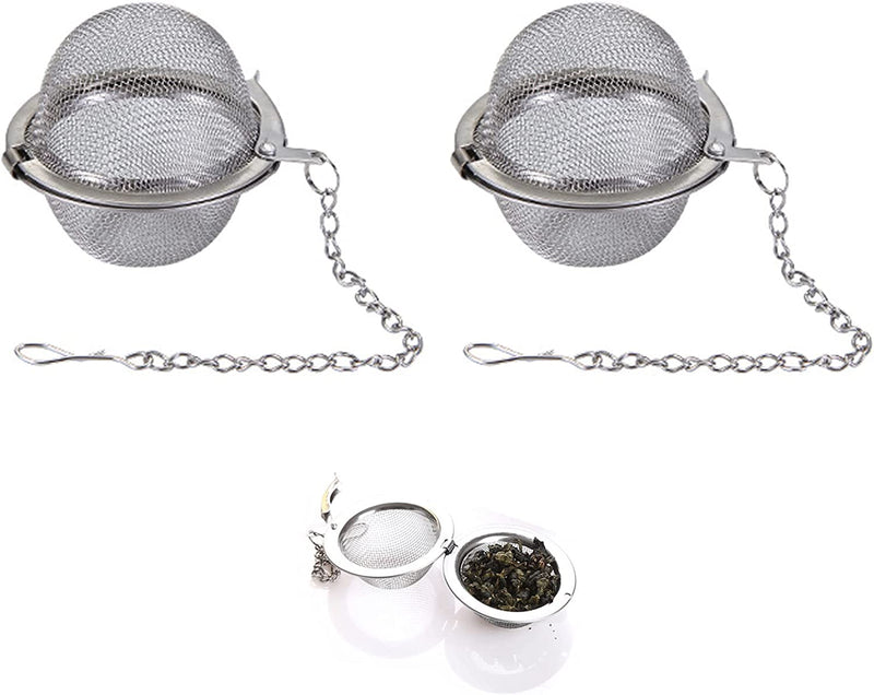 3PCS Tea Infuser, Upgraded Tea Strainer, Premium Tea Infusers for Loose Tea, Tea Steeper, Tea Ball for Tea Flavoring Herbal Spices Seasonings