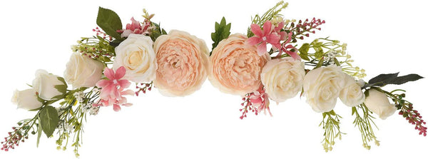 Artificial Peony Flower Swag - 25 Inch Decorative Wedding Arch and Wall Decor