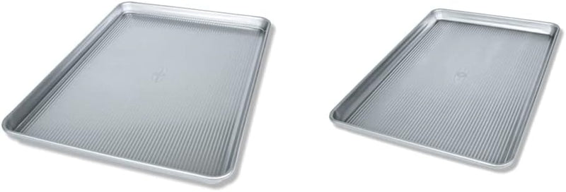 USA Pan Bakeware Quarter Sheet Pan, Warp Resistant Nonstick Baking Pan, Made in the USA from Aluminized Steel