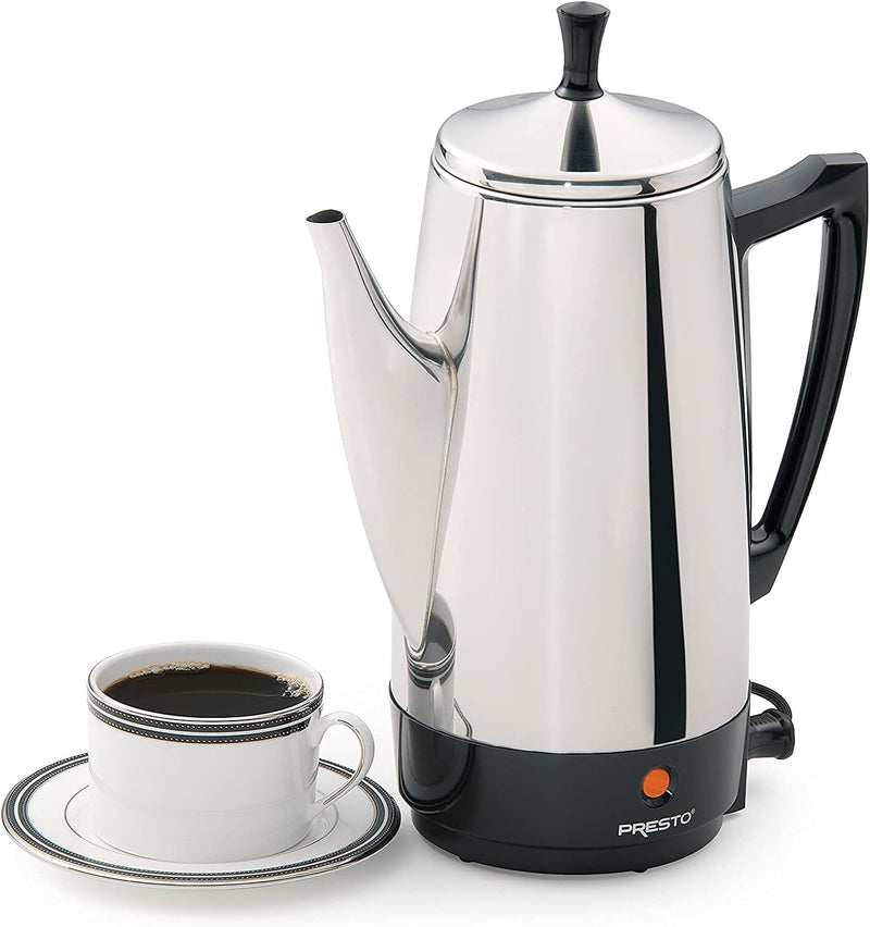 Presto 02811 Stainless Steel 12 Cup 120 Volt Percolator