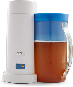 Mr. Coffee 2-Quart Iced Tea & Iced Coffee Maker, Blue (Renewed)