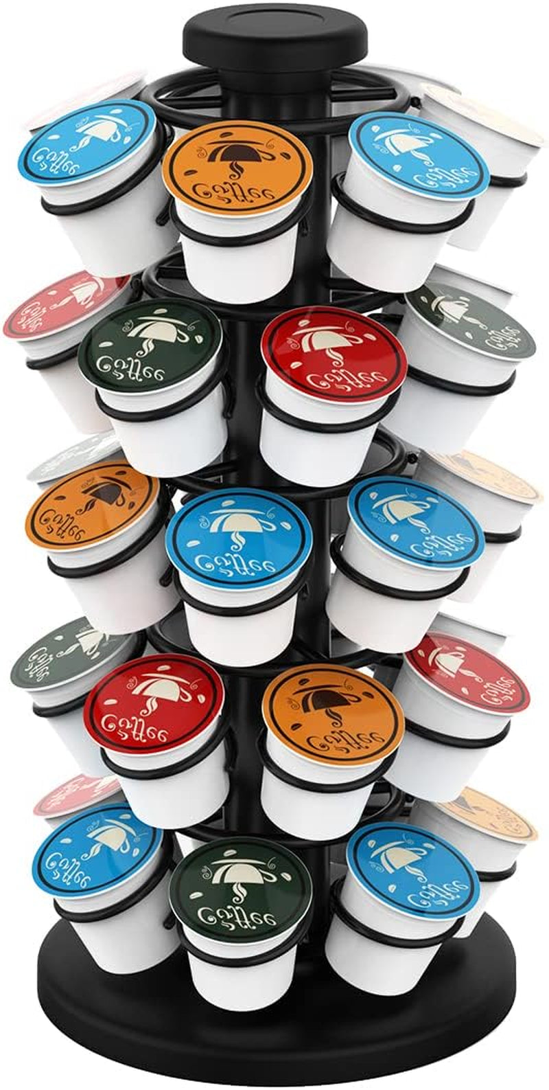 EVERIE Coffee Pod Storage Carousel Holder Organizer Compatible with 40 Keurig K-Cup Pods