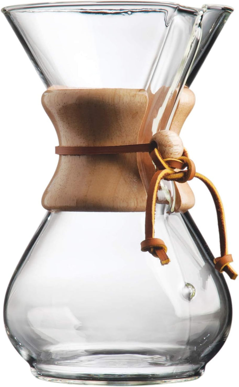 Chemex Pour-Over Glass Coffeemaker - Classic Series - 3-Cup - Exclusive Packaging