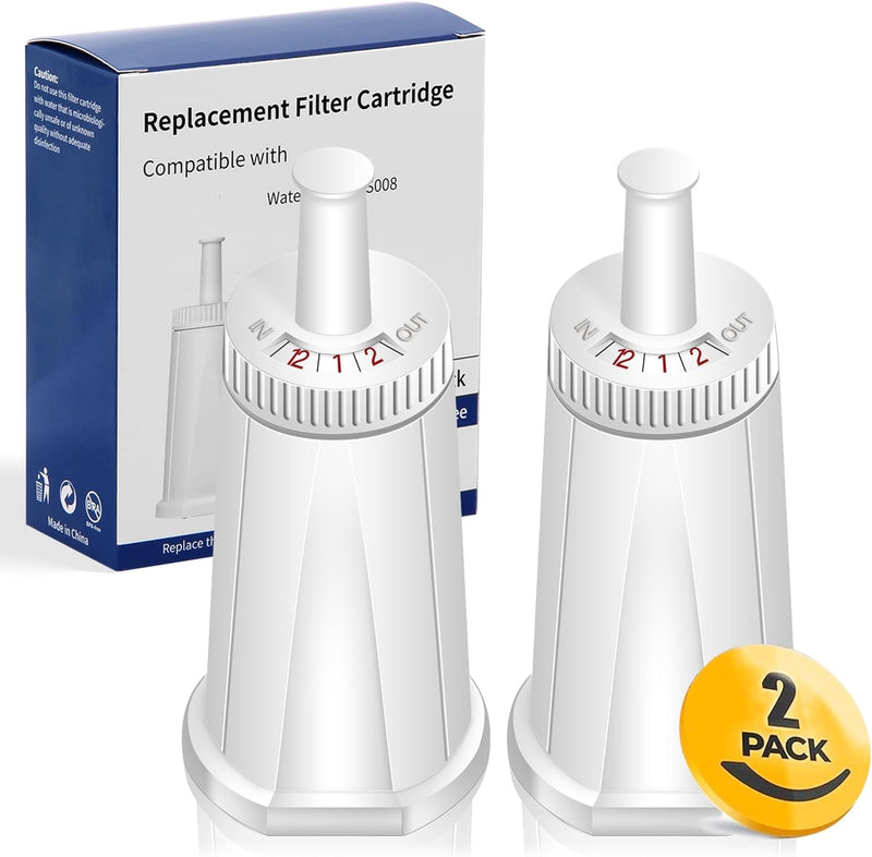 4 Pack Replacement Water Filter for Breville Barista Touch Espresso Machine BES880, Barista Pro BES878, Oracle Touch BES990, Oracle BES980 & Dual Boiler BES920 Bambino ClaroSwiss，#BES008WHT0NUC1