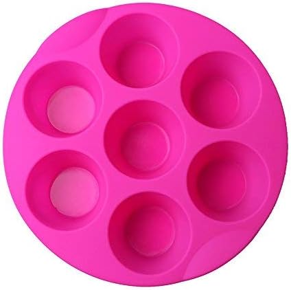 Silicone Muffin Pan - Non-Stick Cupcake Mold BPA-Free 12 Cups