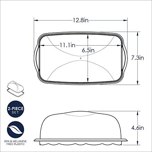 Nordic Ware Loaf Cake Keeper - Blue - 128L x 73W x 46H