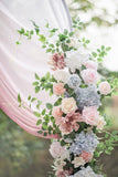 Flower Arrangements for Arch Decor in English Pastel