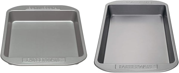 Farberware Nonstick Square Cake Pan - 9 Inch Gray