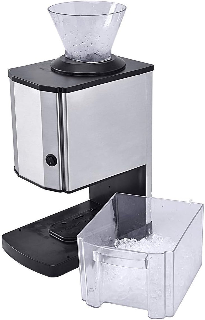 Nightcore Electric Ice Crusher, Ice Crushed Machine with Stainless Steel, Ice Crusher Idea for Home, Party and Gathering