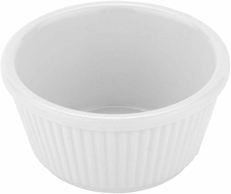 White 25 oz Ramekin - Break Resistant Pack of 12