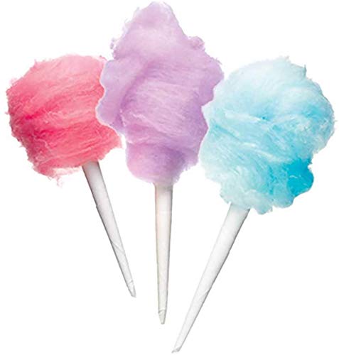 100ct Cotton Candy Cones - Pack of White Paper Cones