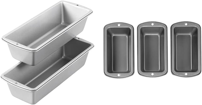 Wilton Recipe Right Loaf Pans - Non-Stick 2-Piece Set 12 x 45 Steel