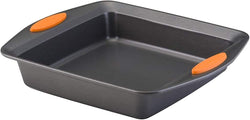 Rachael Ray Nonstick Square Cake Pan - 9 Inch Gray