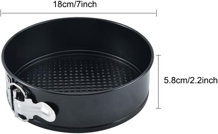 Tellshun 10 Springform Pan - Nonstick Leakproof Round Baking Mold for Cakes Cheesecakes Pizza Quiches