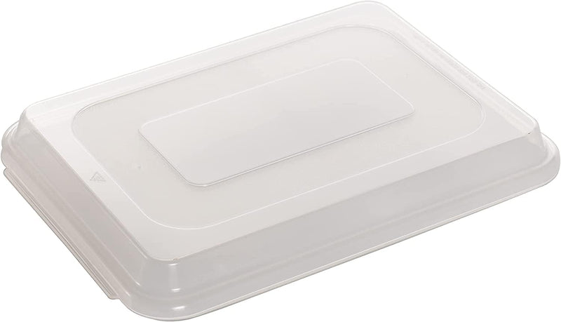 Natural Aluminum Cake Pan with Lid - Rectangle Silver 9x13