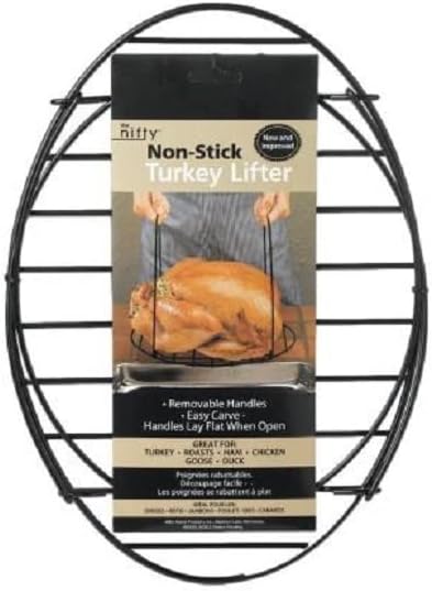 Expandable Roasting Rack with Easy-Grip Handles - Multi-Purpose Cooking Accessory