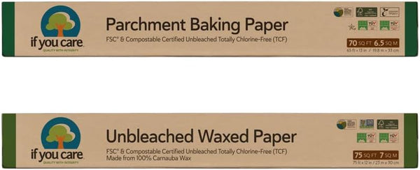 Unbleached Silicone Parchment Paper - 70 Sq Ft Roll Greaseproof Standard Size for 13 Inch Pans