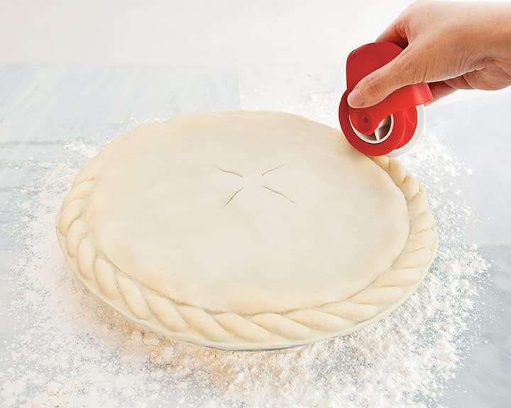 Talisman Designs Baking Pie Crust Shield Protector Cover for Edges of Pie - 8-inch to 11.5-inch Adjustable Silicone Baking Accessory for Making the Perfect Pie | Set of 1