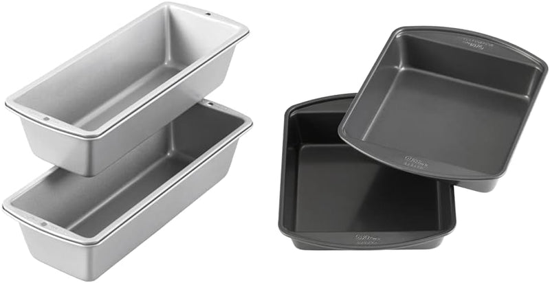 Wilton Recipe Right Loaf Pans - Non-Stick 2-Piece Set 12 x 45 Steel