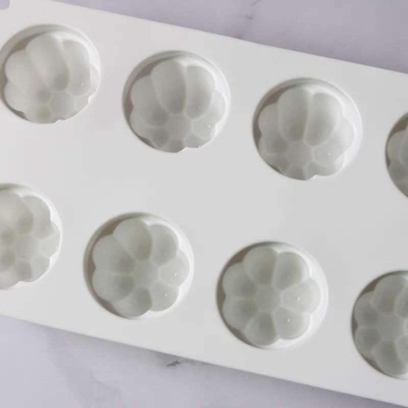 AFINSEA 3D Silicone Baking Molds for Cakes - 8-Cavity