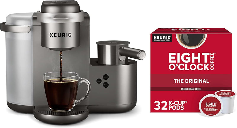 Keurig K-Cafe Special Edition Single Serve K-Cup Pod Coffee, Latte and Cappuccino Maker, Nickel