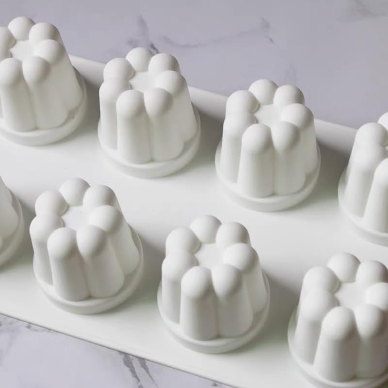 AFINSEA 3D Silicone Baking Molds for Cakes - 8-Cavity