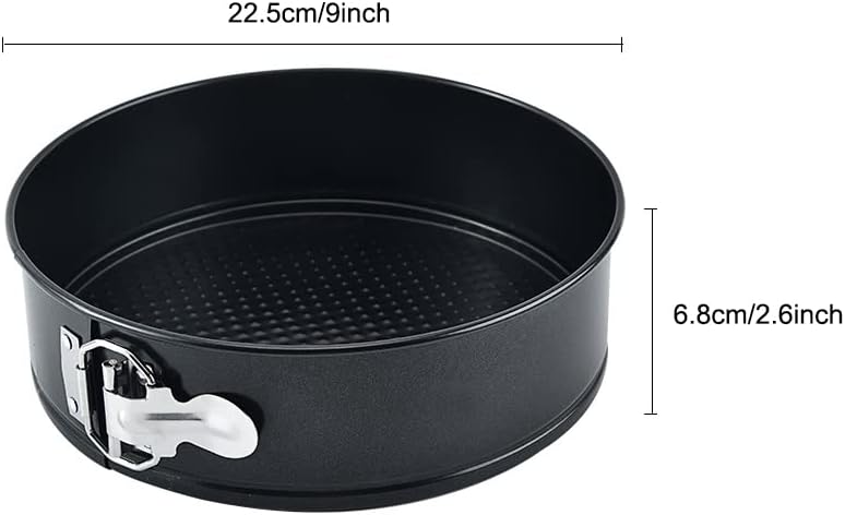 Tellshun 10 Springform Pan - Nonstick Leakproof Round Baking Mold for Cakes Cheesecakes Pizza Quiches