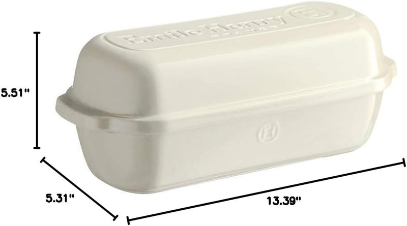 Emile Henry Loaf Baker - Burgundy Bread Loaf Baking Pan