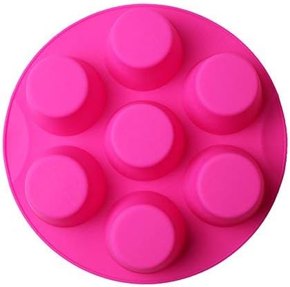 Silicone Muffin Pan - Non-Stick Cupcake Mold BPA-Free 12 Cups