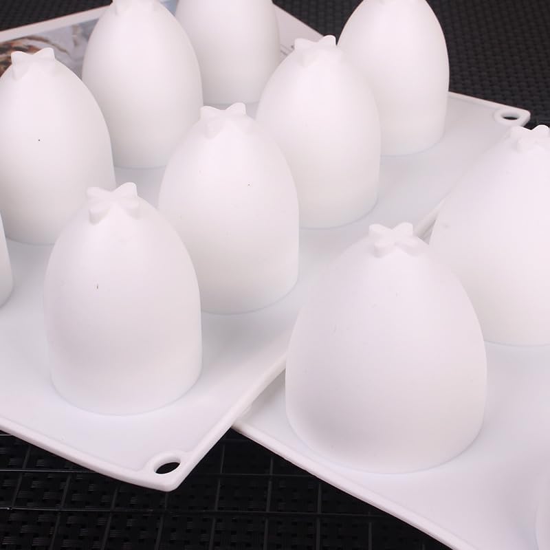 AFINSEA 3D Silicone Baking Molds for Cakes - 8-Cavity