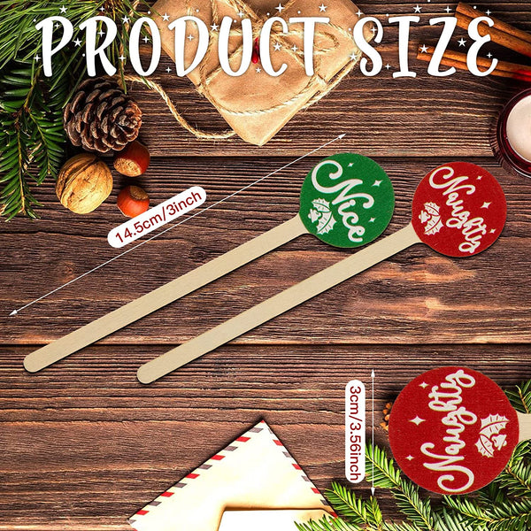 120 Pcs Christmas Coffee Stir Sticks Wooden Coffee Stirrers Wooden Stirrers Cocktail Stirrers Disposable Drink Stirrers for Stirring Hot Chocolate Milkshake Restaurant Home Office (Classic Style)